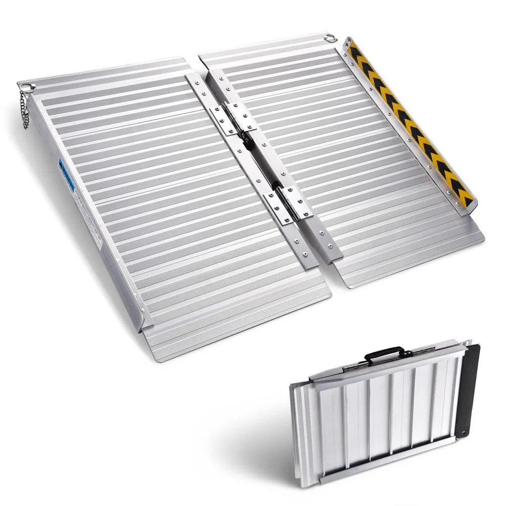 TheLAShop 2'x29" Aluminum Ramp Single-Fold 600lb Capacity