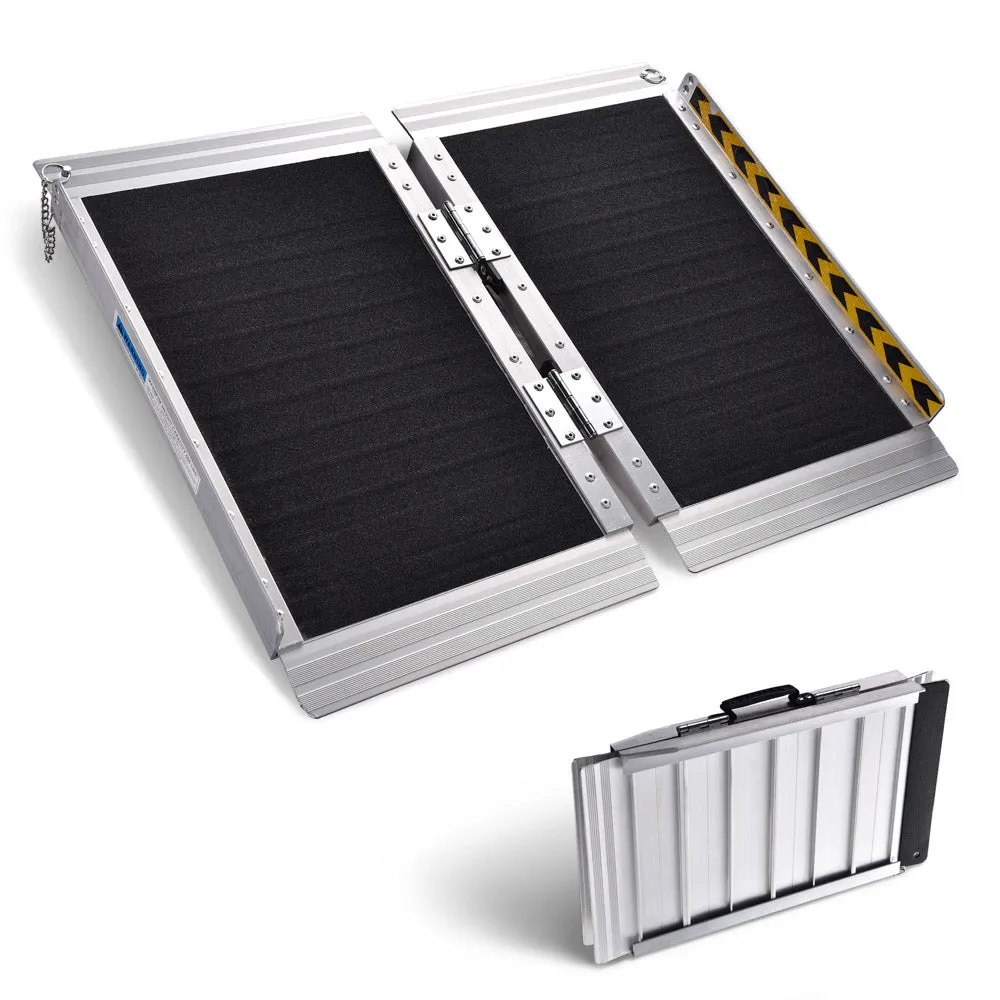 TheLAShop 2'x29" Aluminum Ramp w/ Non-Skid Surface 600lb Capacity