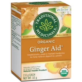 Traditional Medicinals Organic Ginger Aid Tea 16ct