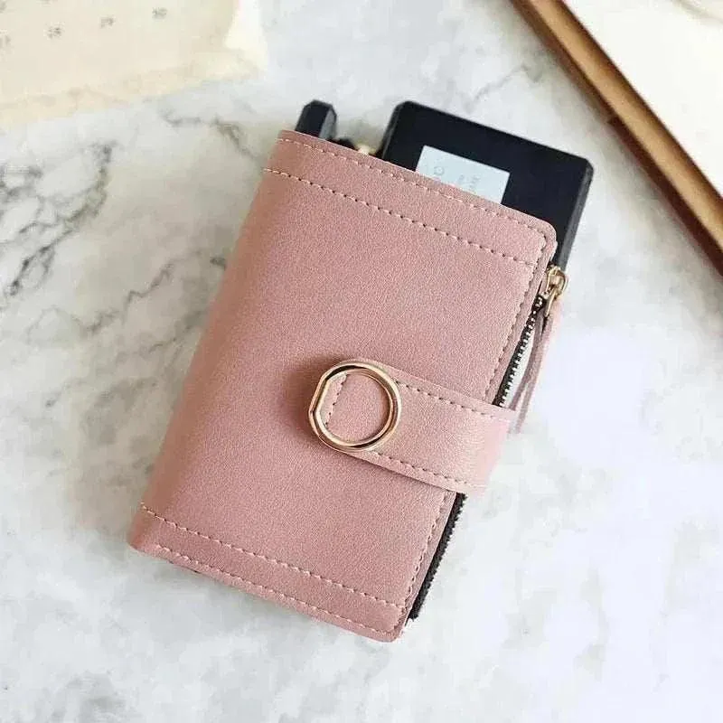 Trendy leather clutch - Stylish & Compact Wallet for Women - WWC010