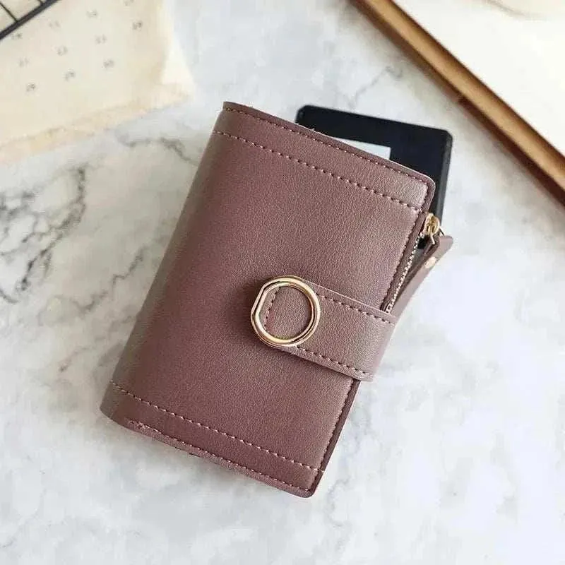 Trendy leather clutch - Stylish & Compact Wallet for Women - WWC010