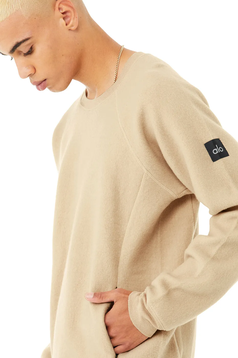 Triumph Crew Neck Sweatshirt - Sand Dune