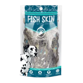 Twisted Rolled Cod Skin PET CANDY **Dehydrated Treat**