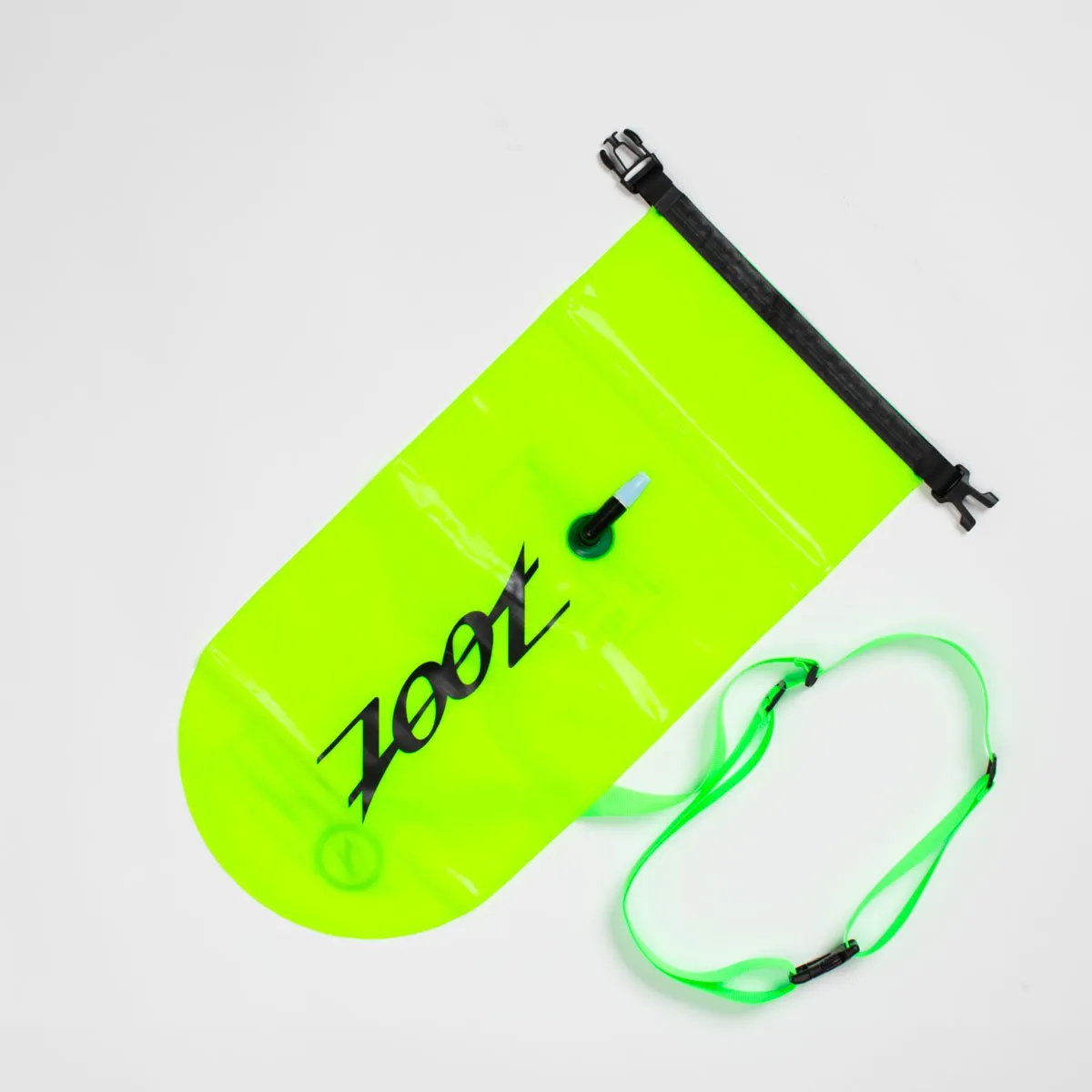 Ultra Swim Safety Buoy & Dry Bag - Neon Yellow