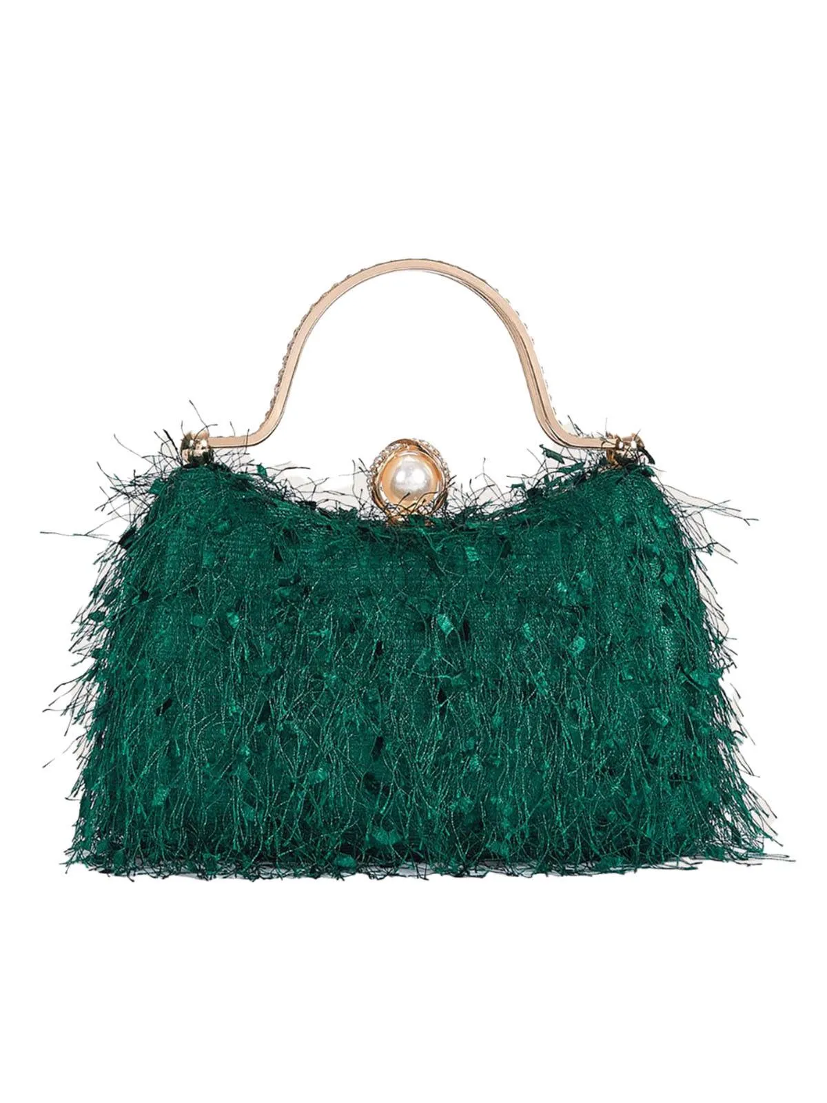 Vintage Tassel Evening Handle Bag