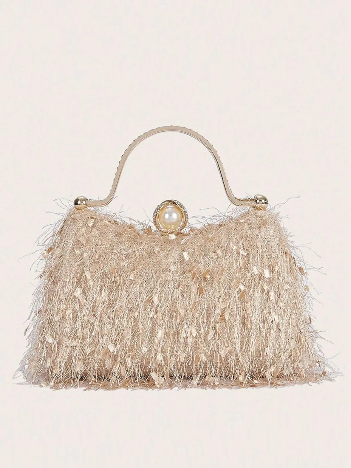 Vintage Tassel Evening Handle Bag