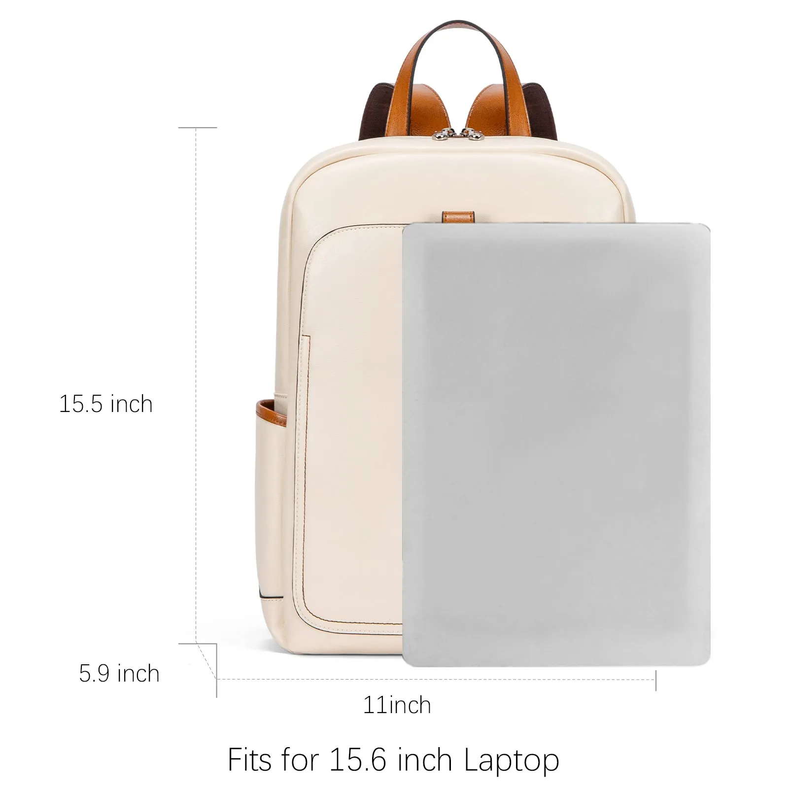 Vrba Laptop Backpack Purse — Simplicity