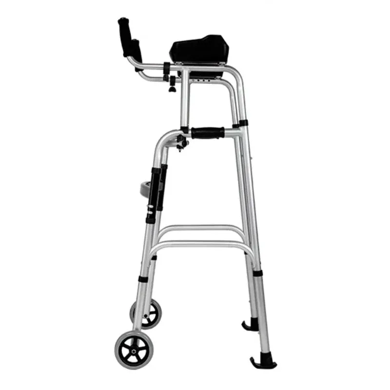 Walking aids for the elderly, lightweight folding lower limb training, household aluminum alloy walkers