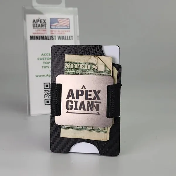 Wallet - Carbon Fiber Tactical Armor Black - APEX GIANT