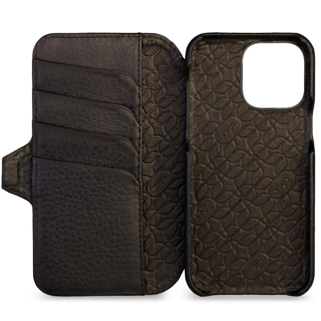 Wallet iPhone 14 Pro leather case