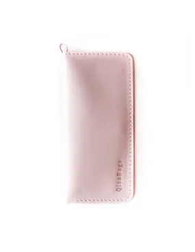 Women's Bifold Pink Leather Wallet - N01