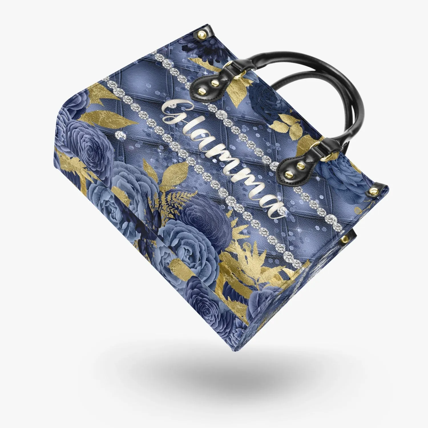 Women's Tote Bag - Navy Floral - Glamma