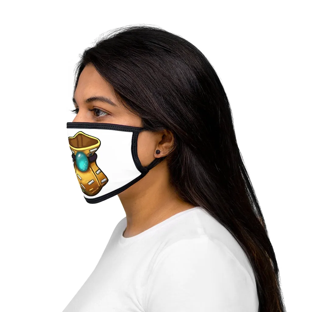 Yellow Bag Mixed-Fabric Face Mask