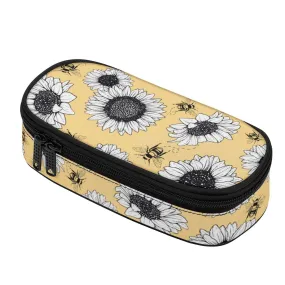 Yellow Sunflower 3-Layer Purse Organizer