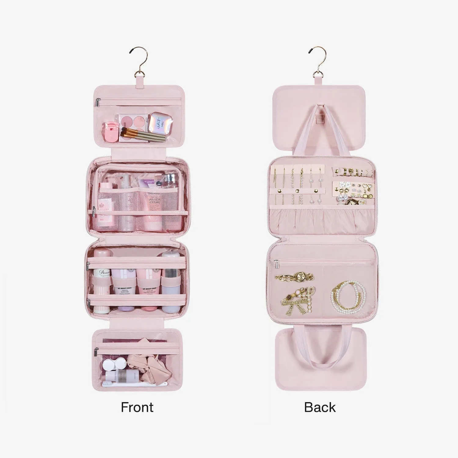 Zora Spacesaver Hanging Clear Toiletry Bag